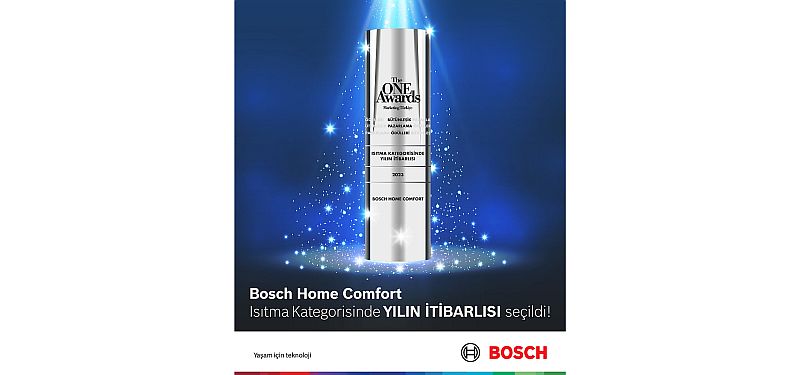 Bosch Home Comfort’a, The ONE Awards'ta ‘Yılın İtibarlısı’ Ödülü 