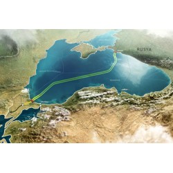 TürkAkım Doğalgaz Boru Hattı’nın deniz bölümünün yüzde 50’si, 6 Mart 2018 tarihi itibariyle döşendi.