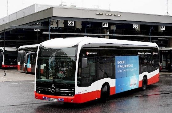 ABB şarj üniteleri ile Hamburger filosundaki 44 otobüs eş zamanlı olarak merkezi otobüs terminali üzerinden şarj edilebiliyor