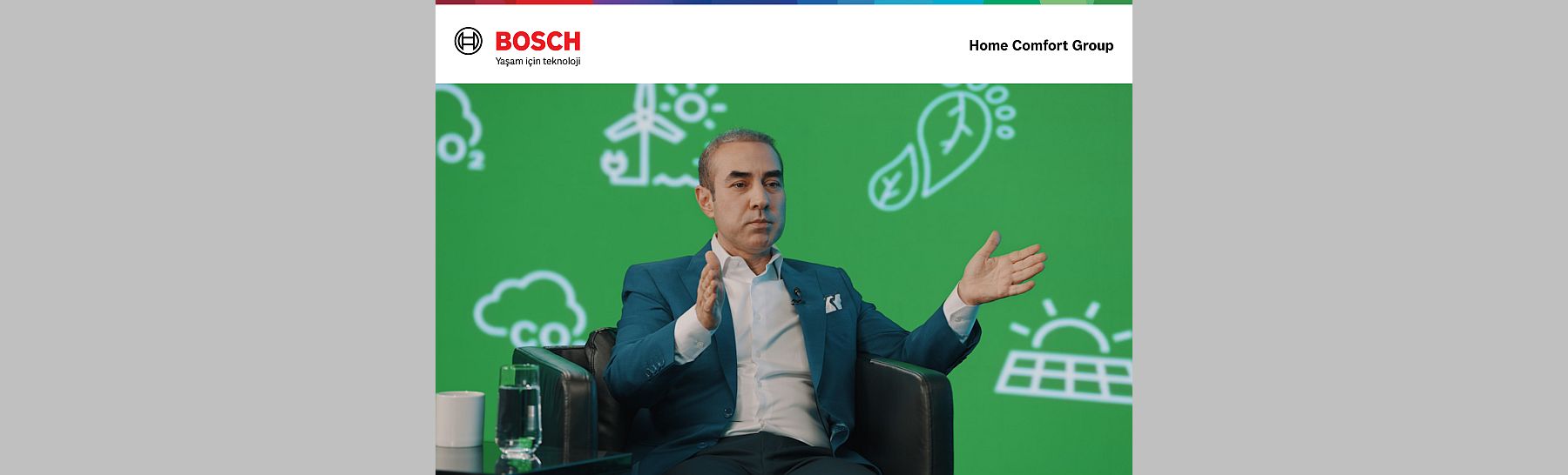 Bosch Home Comfort Group RenewTogether Buluşmalarının ilk konuğu Bünyamin Sürmeli oldu