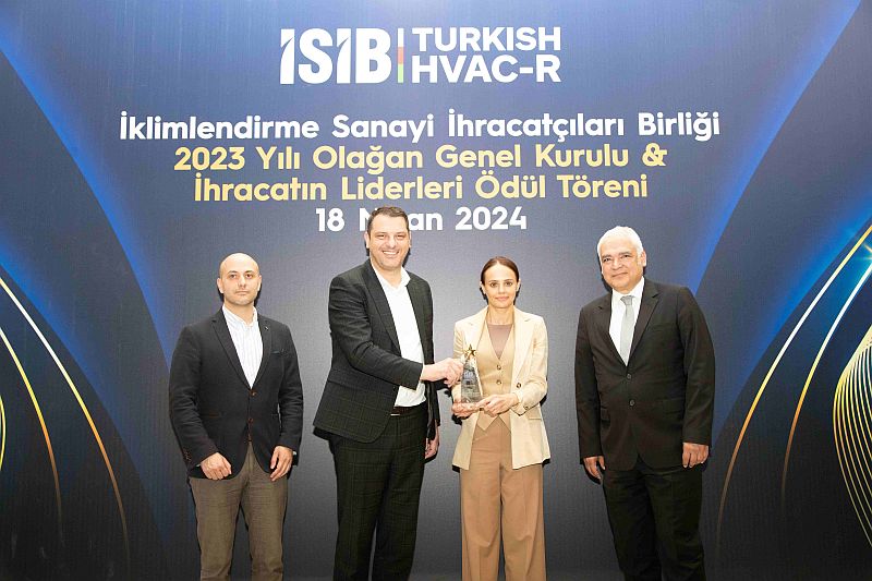 Systemair Türkiye’ye ihracatta başarı ödülü