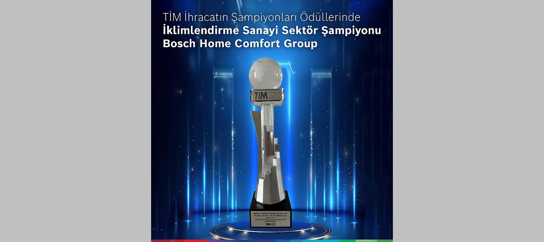 Bosch Home Comfort Group iklimlendirme sektöründe ihracat şampiyonu