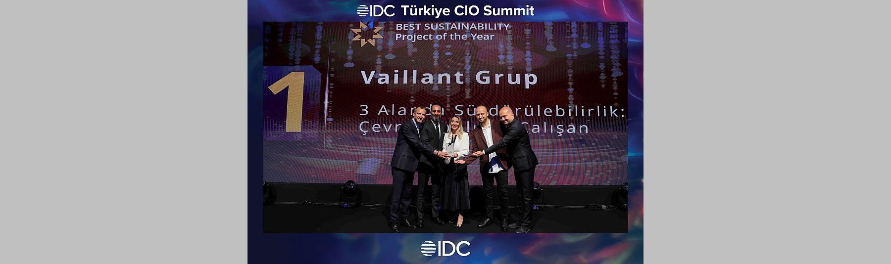 IDC’den Vaillant Group Türkiye’ye “Sürdürülebilirlikte Yılın En İyi Projesi” Ödülü