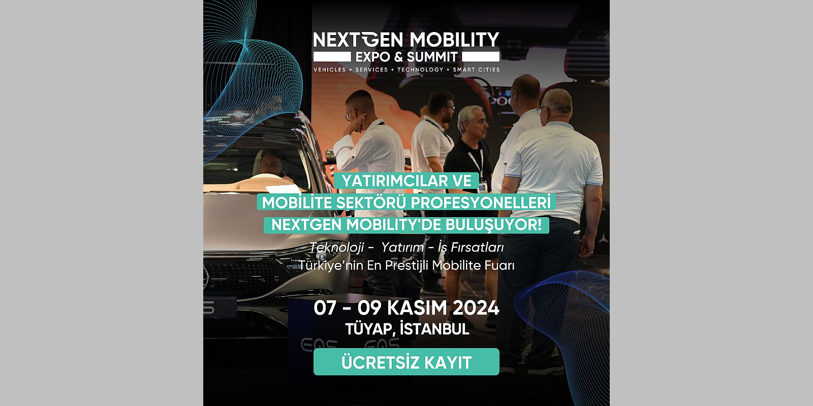 NextGen Mobility Expo & Summit 2024, 7-9 Kasım Tarihlerinde Tüyap İstanbul’da