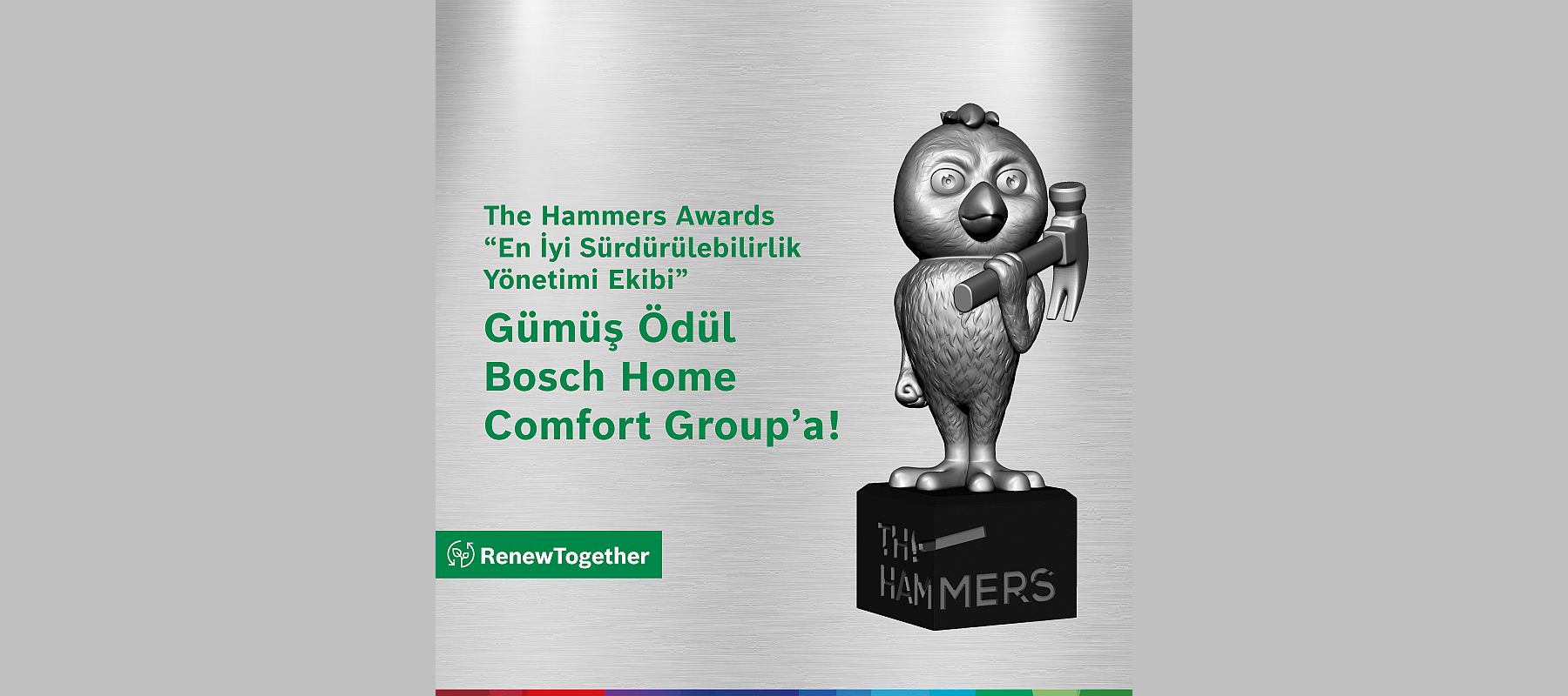 Bosch Home Comfort Group’a Hammers’dan Gümüş Ödül