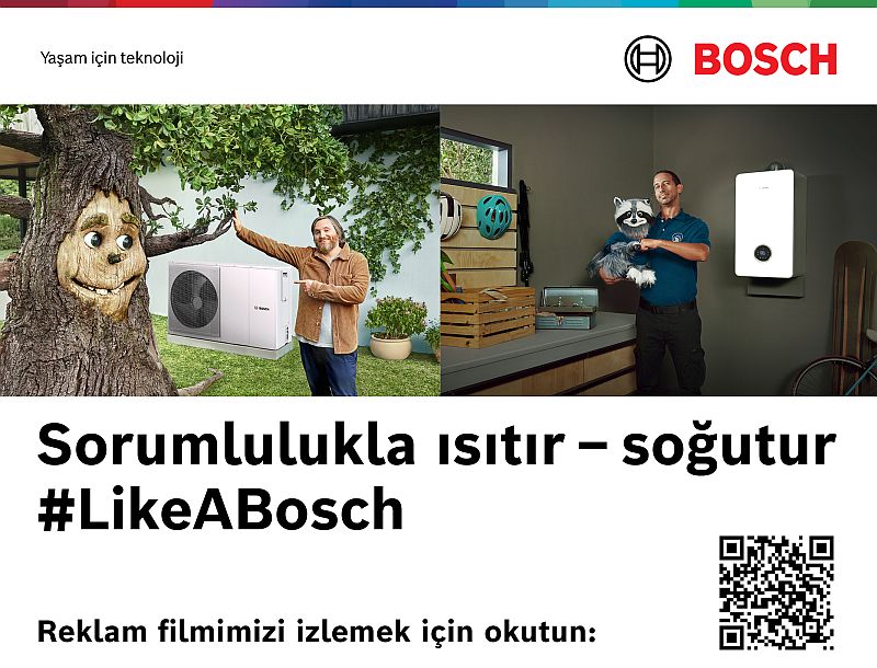 Bosch'un sürdürülebilir, enerji tasarrufu sağlayan, akıllı ısıtma ve soğutma çözümlerini tanıtmayı hedefliyor.