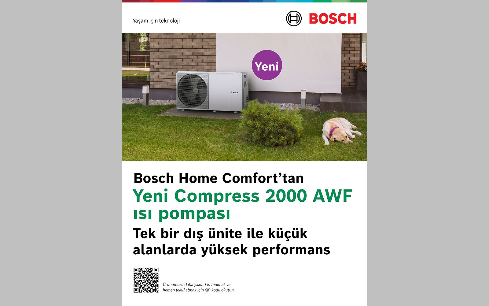 Bosch Home Comfort'tan Yeni Nesil Isı Pompası: Compress 2000 AWF