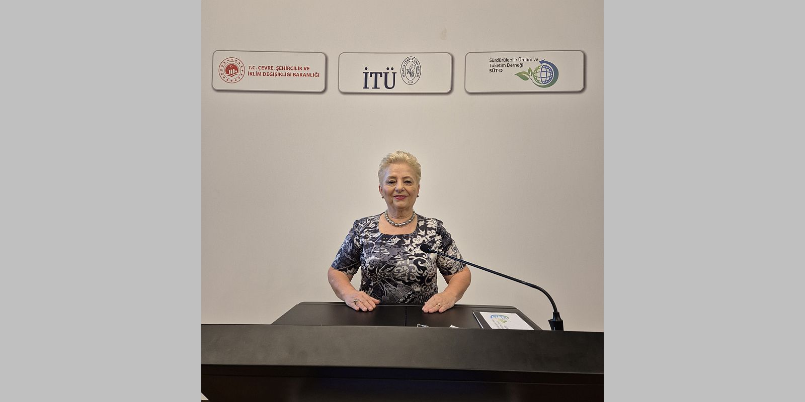 İTÜ Öğretim Üyesi ve SÜT-D Başkanı Prof.Dr.Filiz Karaosmanoğlu 