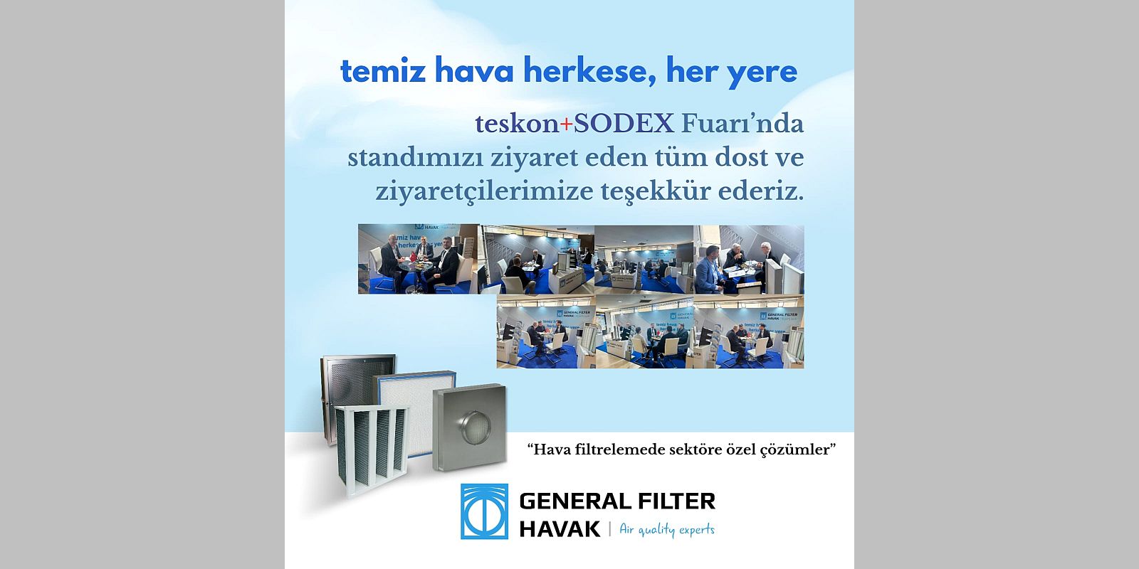 Filter Havak, Teskon+SODEX’ de Egeli Havalandırma Tesisat Profesyonellerini Ağırladı