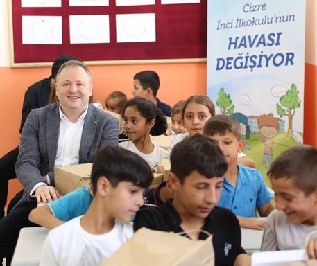 “Okulların Havası Değişiyor” Üçüncü Yılında Cizre’de