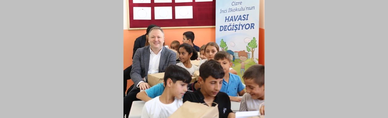 “Okulların Havası Değişiyor” Üçüncü Yılında Cizre’de