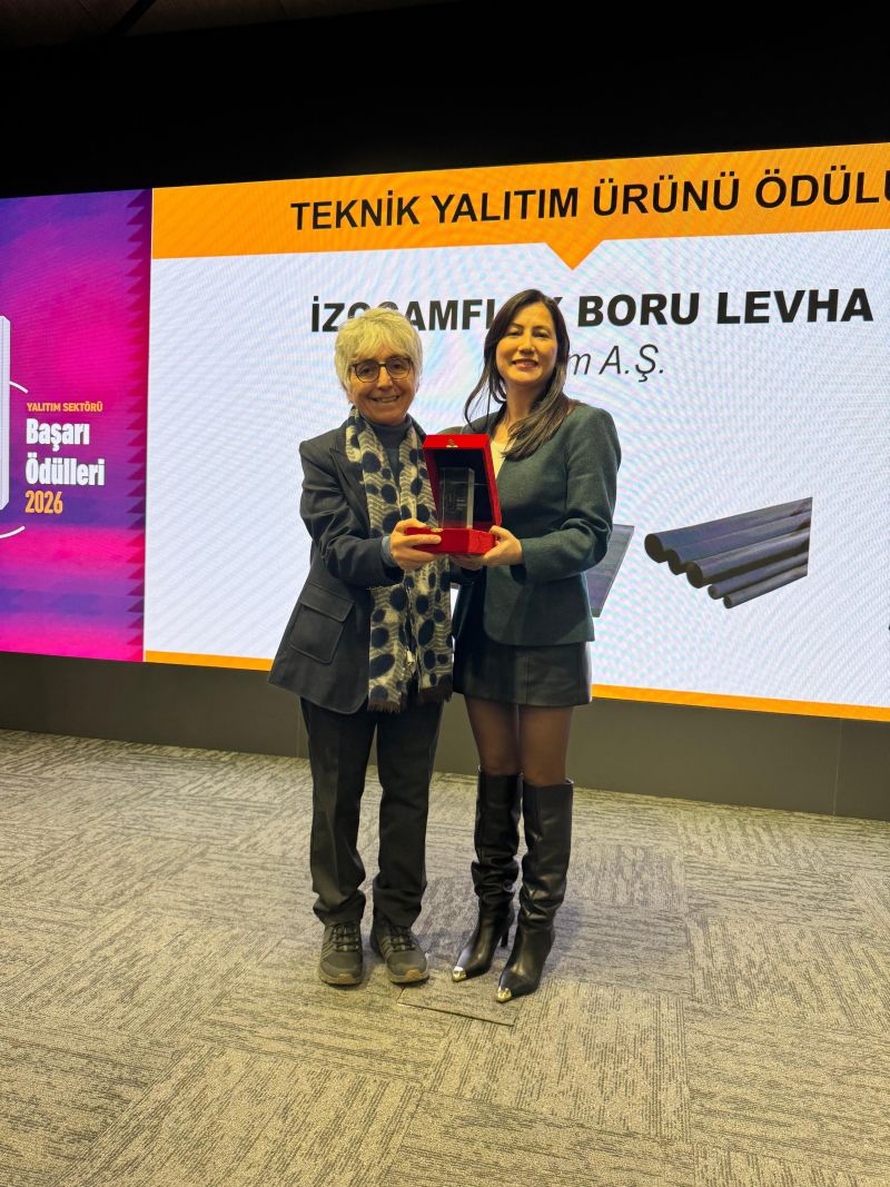 İzocam, yenilikçi çözümü İzocamflex ile “Yılın Teknik Yalıtım Ödülü”nün sahibi oldu!