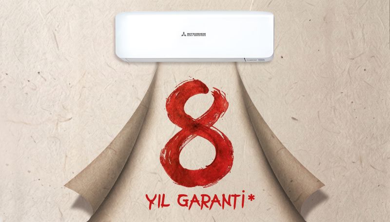 Form MHI Klima Sistemleri, akıllı kontrol teknolojisini duvar tipi split klimalarda sunduğu 8 yıl garanti ve 12 taksit avantajıyla destekliyor.